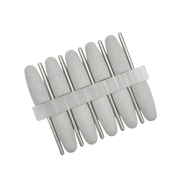 Nagelpoleringsborrbits, Set om 10, Mångsidig för Manikyr,01 171 Vit