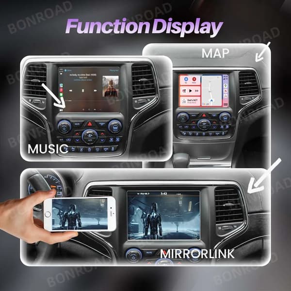 Bilinterface, Trådløs CarPlay, Android Auto Integration,Til Dodge System