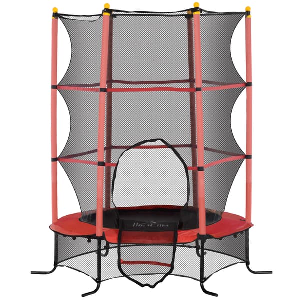Barnens Trampolin, Säkerhetsnät, Poler med Dämpning,armégrön