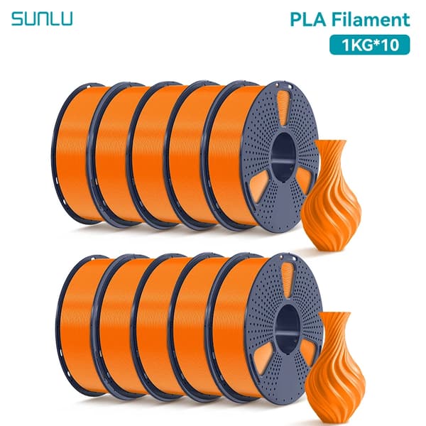 3D-printer filament, 1,75 mm diameter, biologisk nedbrydeligt PLA-materiale,PLA Orange