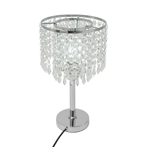 Bordslampa, Elegant Design, Mångsidig Kompatibilitet,Silver