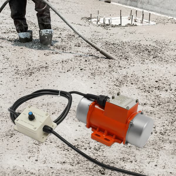 Vibrationsmotor, Hastighetsregulator, Hållbar Design,Silver Orange, 220V-240V EU Plug