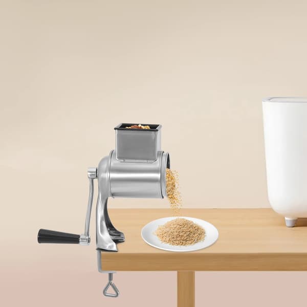 Grönsakskärare, Manuell Drift, Rostfritt Stål Design,silver