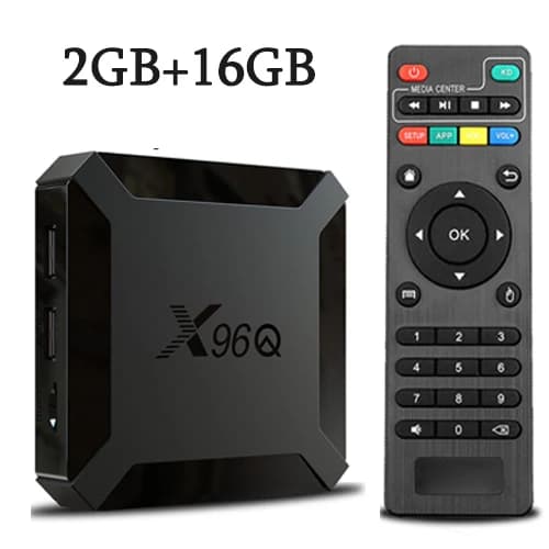 Smart TV Box, Android 10.0, Quad Core Prestanda,EU Plug-a, 2G 16G TV BOX