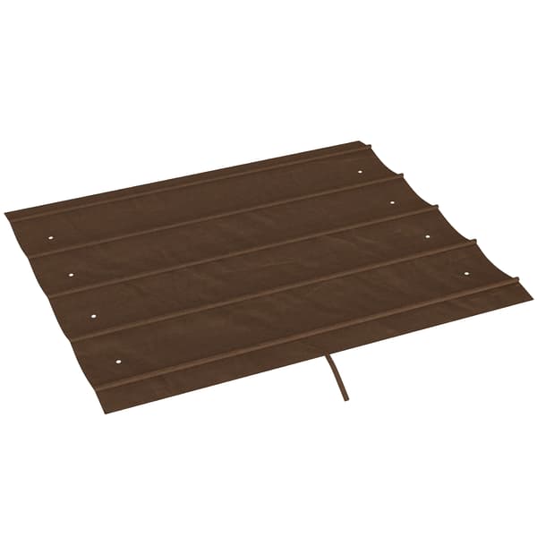 Utdragbart Pergola Tak, Justerbar Markis, UV-skydd, Mörk Khaki