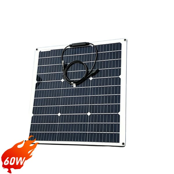 Solpanel, Flexibel Design, Lätt Konstruktion,1PCS 60W