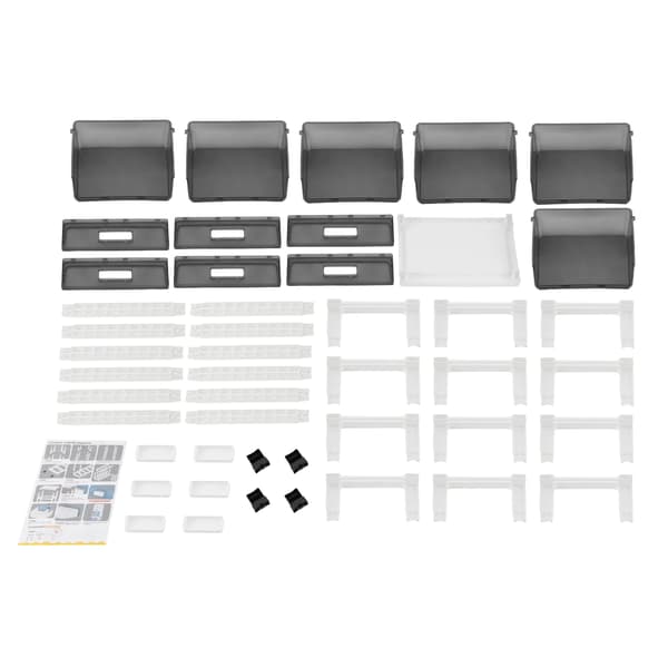 Opbevaringsorganisator, Multifunktionelt Design, Klassisk Stil,sort
