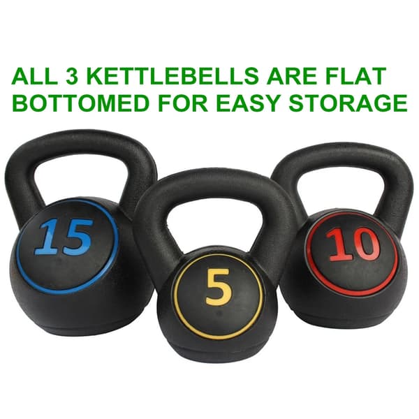 Kettlebell Sæt, Ergonomisk Design, Skridsikre Håndtag,MULTI