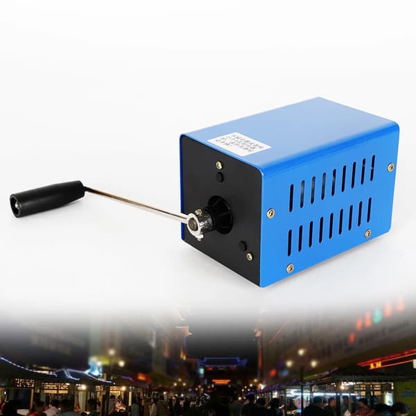Strømgenerator, Manuel Betjening, Letvægtsdesign,Blå
