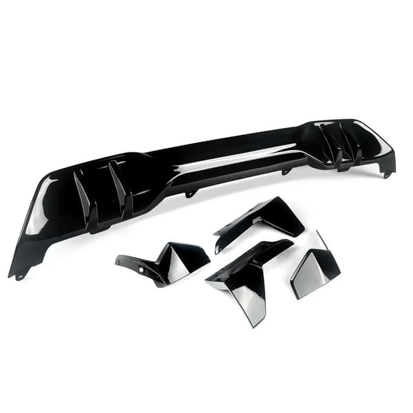 Bumper Diffuser, Front Splittere, Aero Karosserikit,Glansende sort