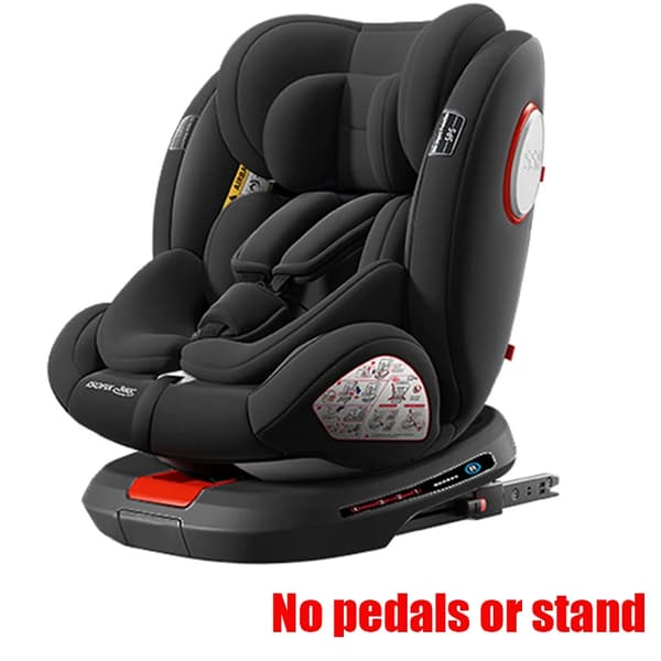 Bilbarnstol, ISOFIX-certifierad, 360° rotation,L007-SVART