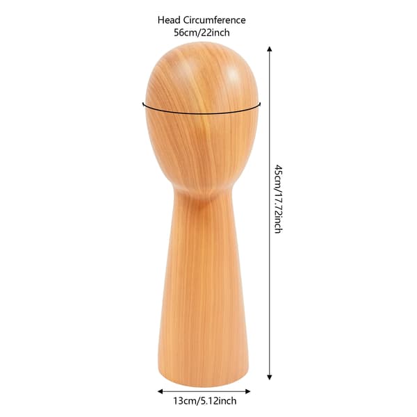 Display Stativ, Elegant Design, Holdbart Materiale,Høj Mørk Træfarve