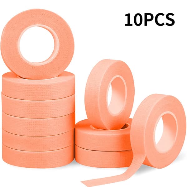 Øjenvippe Tape, Blid Klæbning, Nem Fjernelse,10stk orange