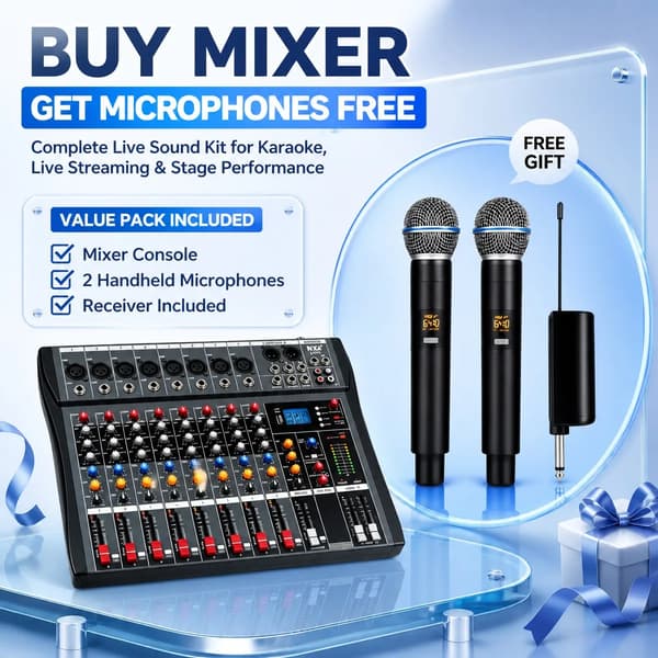 Lydmixer, Bærbar, Højkvalitets Mixing,CT8