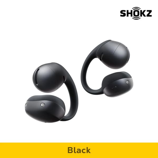 Ørepropper, Bluetooth Trådløse, Sikker Pasform,OpenDots Air Black