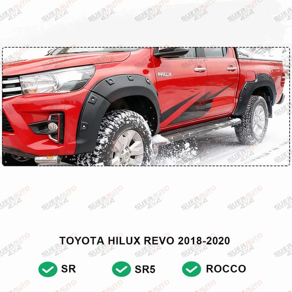Fender Flares, Holdbar Konstruktion, Nem Installation,2018-2020