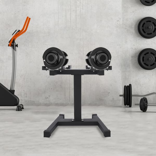 Dumbbell Rack, Robust Konstruktion, Pladsbesparende Design,Sort