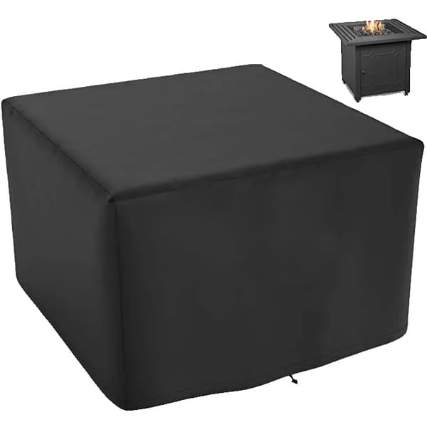 Bålsted Dække, Vandtæt Beskyttelse, Holdbart Design,sort-d, 92x92x51cm