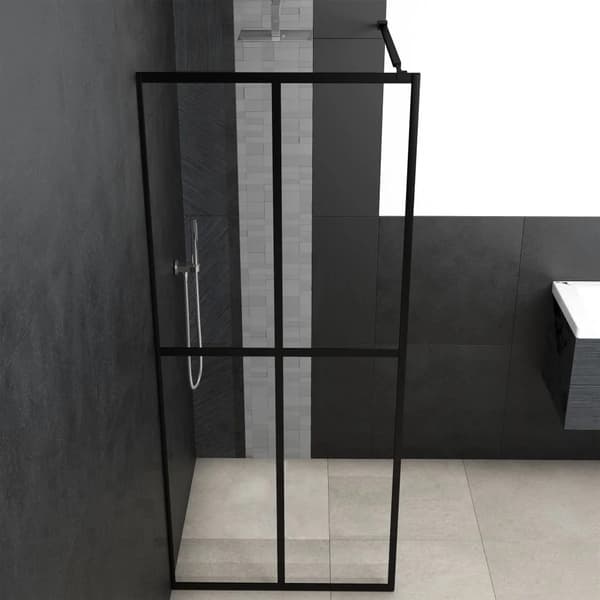 Duschskärm, Härdat Glasdesign, Mångsidig Kompatibilitet,Transparent