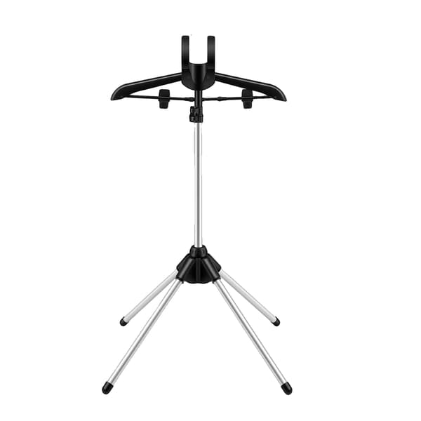 Tøjstativ, Justerbar Højde, Sammenklappeligt Design,sort