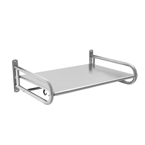 Mikrovågsställ, Justerbar Design, Robust Rostfritt Stål,Silver
