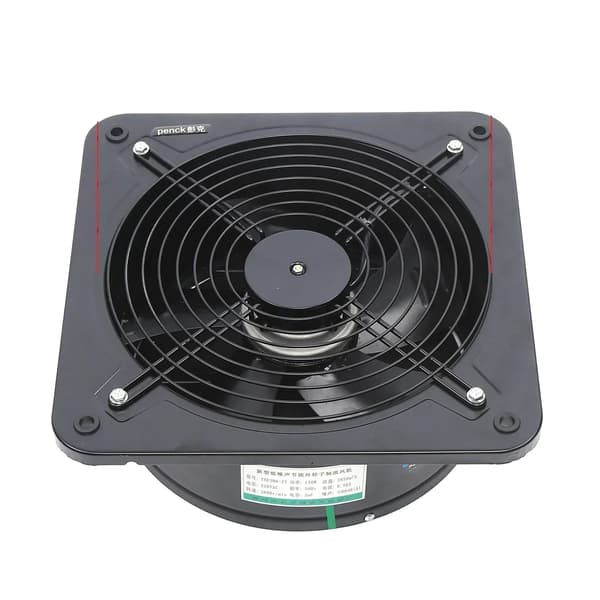 Udsugningsventilator, Kraftig Luftstrøm, Lavt Støjniveau,Sort