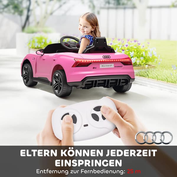 Sähköauto, Kauko-ohjaus, Turvavarusteet,Vaaleanpunainen