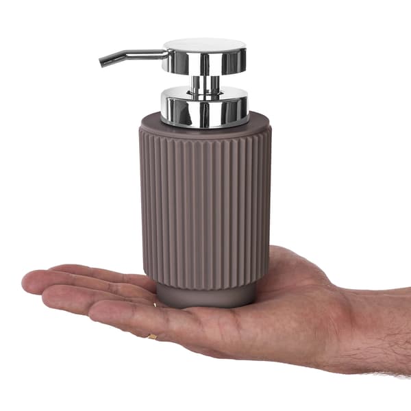 Flydende sæbedispenser, elegant design, holdbare materialer,Brun, 450 ml