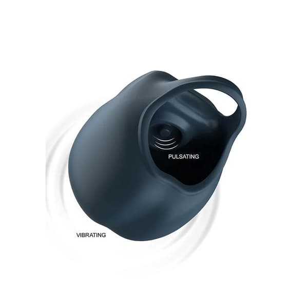 Vibrerende Penisring, Testis Massager, Justerbar Vibration,B104