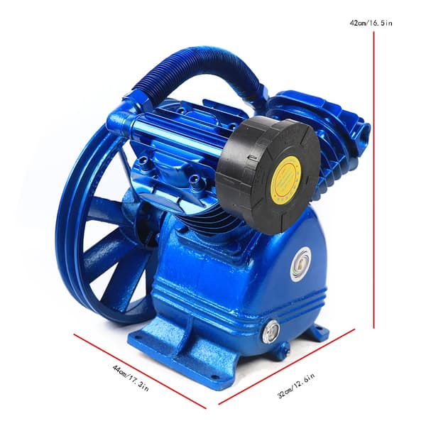 Luftkompressor Pump, Dubbel Cylinder, Hög Effektivitet,220V