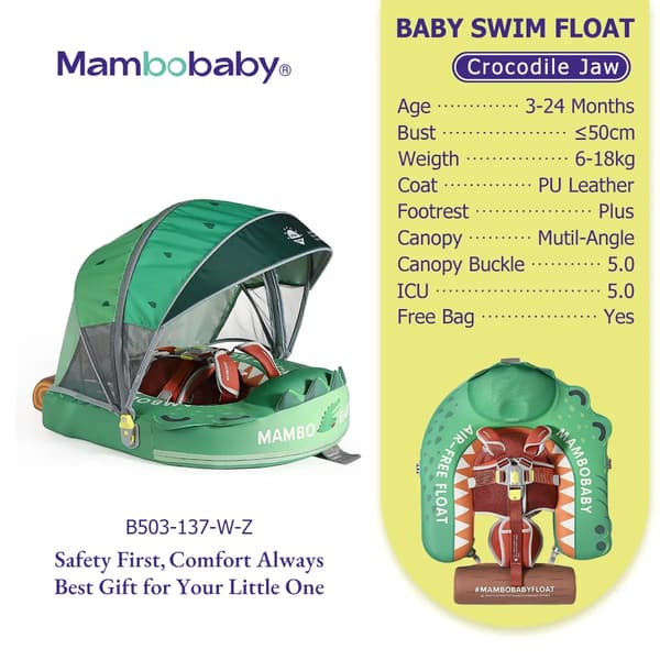 Babysimring, Solid Core Design, Säkert fempunktsbälte,Gator Jaw
