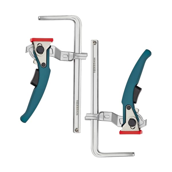 Bordklemme, Hurtigfrigivelse, Egnet til Tømrerarbejde,2PCS, GRØN