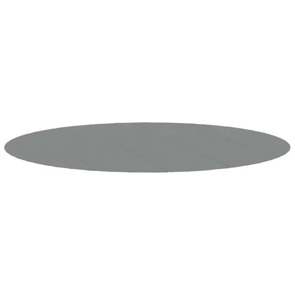 Poolöverdrag, Ljusgrå, Polyester Geotextil, Diameter 550 cm, Vikt 3,6 kg, Tjocklek Ca. 1 mm
