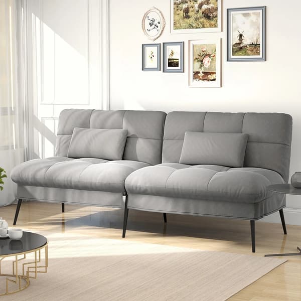 Sofa Seng, Multifunktionelt Design, Minimalistisk Stil,GRÅ