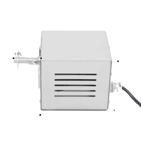 Grillmotor, Rustfrit Stål, Højtydende 25W,Sølv