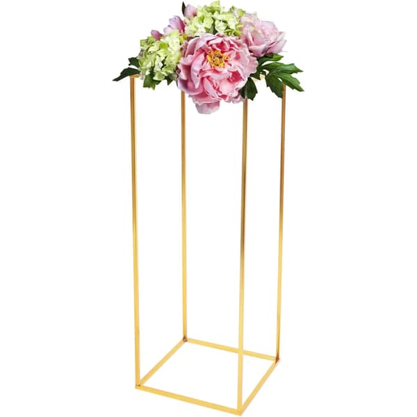 Gulvstand, Elegant Design, Holdbare Materialer,Guld