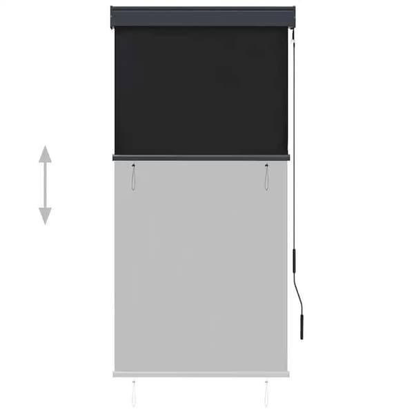 Rullgardin, Ljuskontroll, Modern Design,Antracit