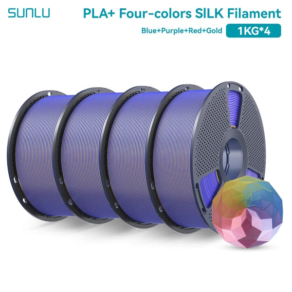 3D-printer filament, silkemateriale, lav krympning,BL PP RD GD