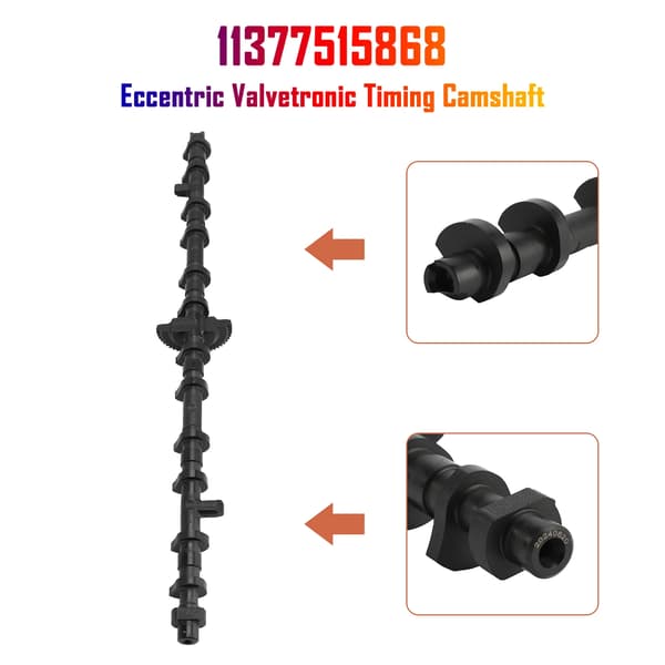 Eccentrisk Valvetronic Tidskamaxel, Passar Prestandafordon E82 128i, E90 325i, E92 328i Coupe, E60 528i, Förbättrad Prestanda