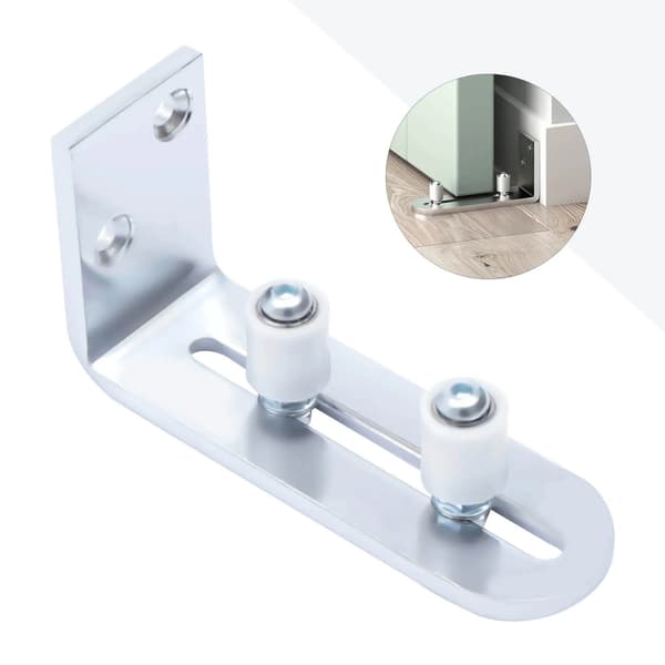 Dörrvalsledare, Justerbar, Platsbesparande Design,Silver