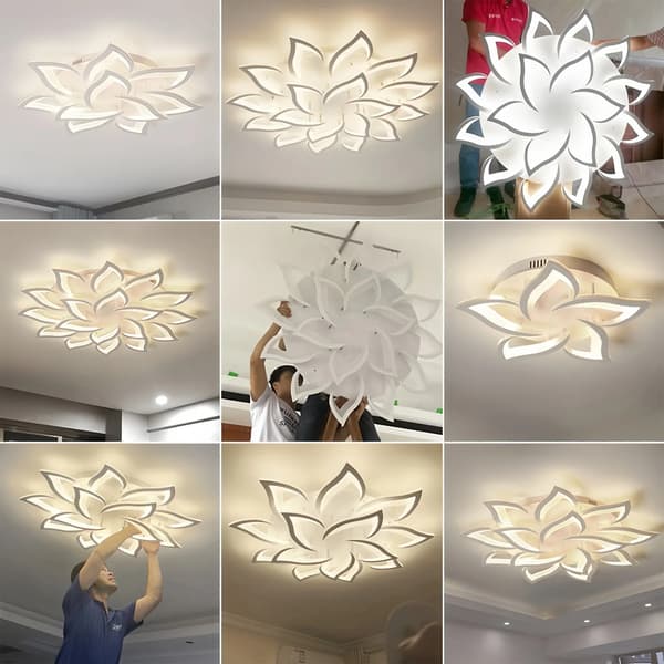 Loftlampe, Moderne Design, Dæmpbar LED,sort