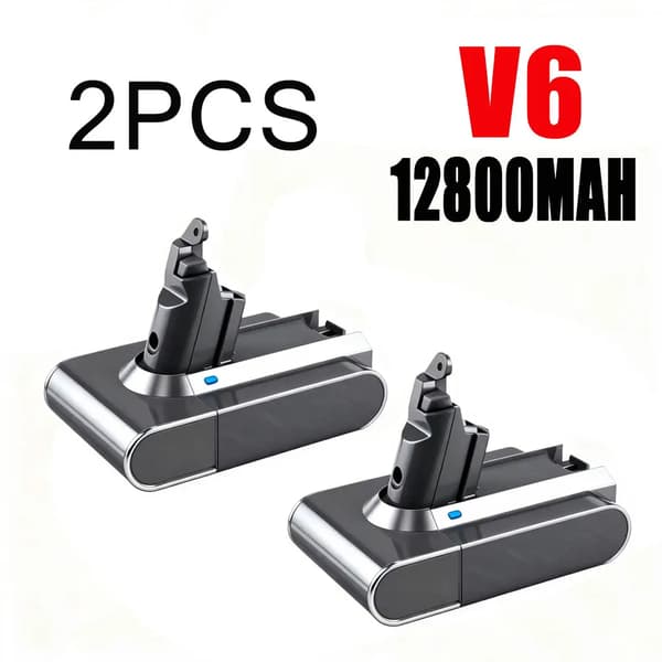 Erstatningsbatteri, 21.6V, 6.8Ah kapacitet,V6- 2 STK