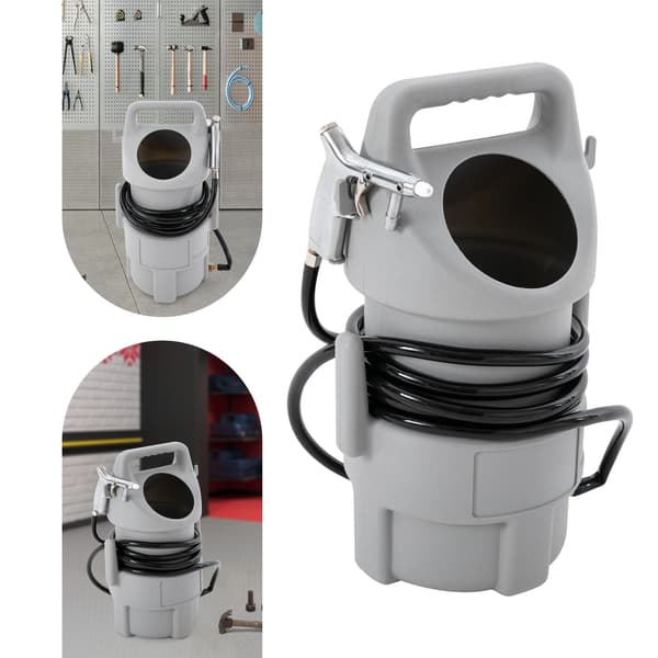 Sandblaster Bucket, Holdbar Konstruktion, Ergonomisk Design,Grå