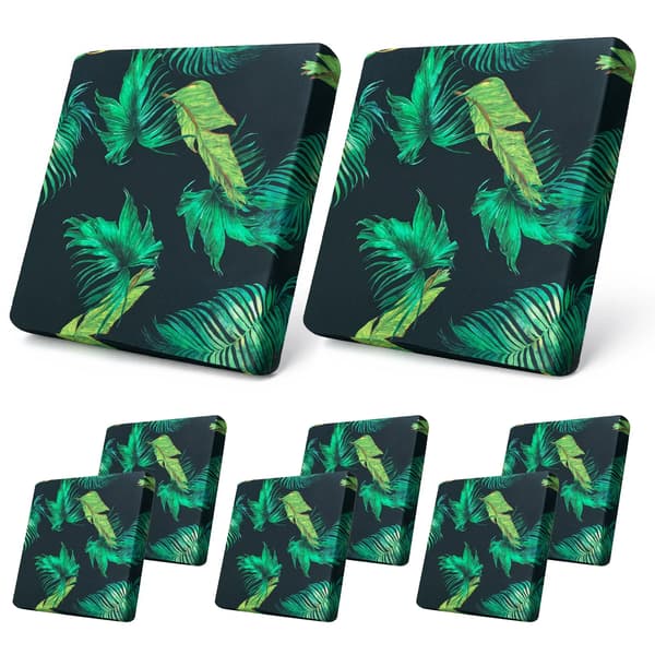 Uteplatssoffkuddöverdrag, Blommönster, Flera Överdrag Set,B