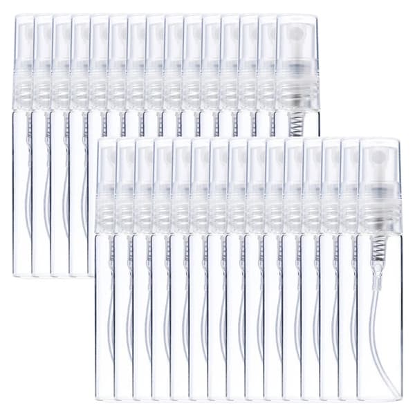 Återfyllningsbara flaskor, Lättviktsdesign, Mångsidiga för vätskor,30Pcs 5ML