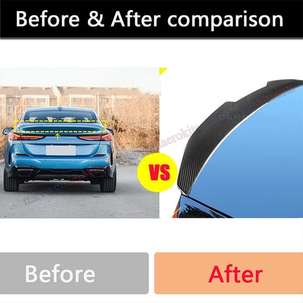Bagagerumslipspoiler, ABS-plast, andedragsdesign,Glans Sort