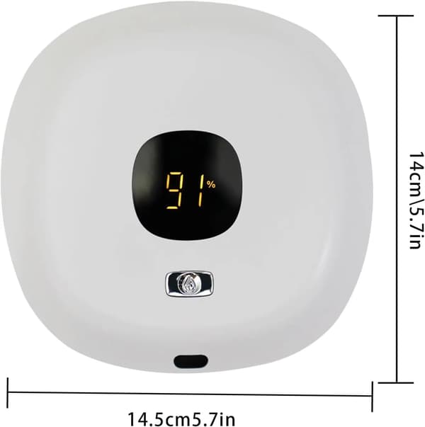 Automatisk tvåldispenser, skumtvål, väggmonterad, VIT