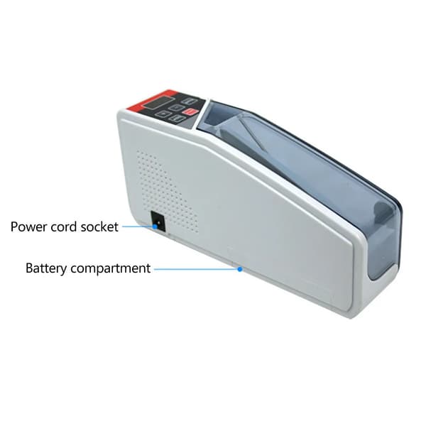 Pengesorterer, 600 sedler pr. minut, LED-display,HVID, EU