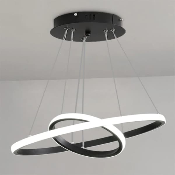 LED Pendellampe, Moderne Design, Energi Effektiv Belysning,Sort-Hvid Lys