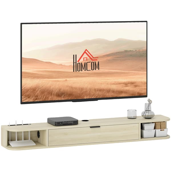 TV-bänk, Modern Design, Kabelhanteringssystem, Kaki